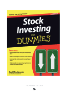 Stock Investing for Dummies?