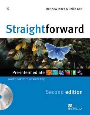 Straightforward 2nd Edition Pre-Intermediate Level Workbook with key & CD Pack - Kerr, Philip, and Jones, Matthew