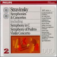 Stravinsky: Symphonies and Concertos - Arthur Grumiaux (violin); George Pieterson (clarinet); Netherlands Wind Ensemble; State Academy Russian Chorus (choir, chorus)