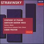Stravinsky: Symphony of Psalms; Mass; Poulenc: Easter Motets