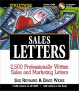 Streetwise Sales Letters W/CD