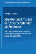 Struktur und Effizienz berufsvorbereitender Ma?nahmen: Eine L?ngsschnittuntersuchung von Frderungslehrg?ngen f?r noch nicht berufsreife Jugendliche