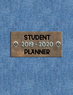 Student Planner 2019-2020: Academic Calendar Organizer with To-Do List, Notes, Class Schedule, Blue Jeans Cover