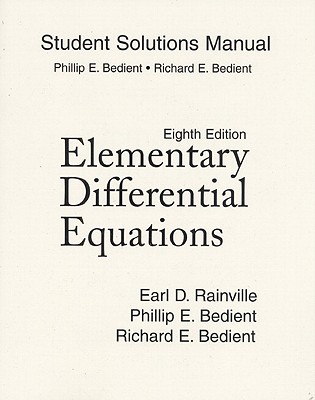 ELEMENTARY DIFFERENTIAL EQUATION BY RAINVILLE AND BEDIENT PDF