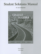 Student Solutions Manual to Accomp College Algebra