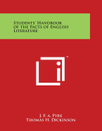 Students' Handbook of the Facts of English Literature