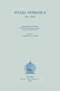 Studia Patristica. Vol. LXXIV - Including Papers Presented at the Fifth British Patristics Conference, London, 3-5 September 2014