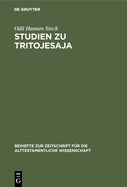 Studien Zu Tritojesaja