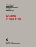 Studies in ADA Style - Hibbard, P, and Hisgen, A, and Rosenberg, J