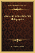 Studies in Contemporary Metaphysics
