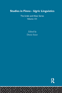 Studies in Finno-Ugric Linguistics