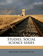 Studies. Social Science Series; Volume 3