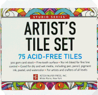 Studio Series Artist's Tiles: White: 75 Acid-Free White Tiles