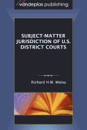 Subject-Matter Jurisdiction of U.S. District Courts