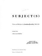 Subject(s) : prints and multiples by Jonathan Borofsky, 1982-1991