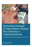 Subsurface Drainage of Valley Bottom Irrigated Rice Schemes in Tropical Savannah: Case Studies of Tiefora and Moussodougou in Burkina Faso