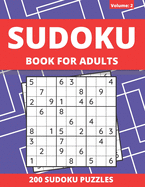 Sudoku Book For Adults: 200 Medium Sudoku Puzzles For Adults And Seniors (Volume: 2)