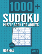 Sudoku Puzzle Book for Adults: 1000+ Normal Sudoku Puzzles with Solutions - Vol. 2