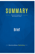 Summary: Brief: Review and Analysis of McCormack's Book