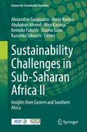 Sustainability Challenges in Sub-Saharan Africa II: Insights from Eastern and Southern Africa