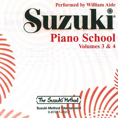 Suzuki Piano School, Vol 3 & 4 - Aide, William