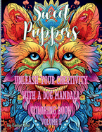 Sweet Puppers Mandala Coloring Book Volume 3