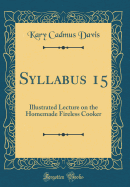 Syllabus 15: Illustrated Lecture on the Homemade Fireless Cooker (Classic Reprint)