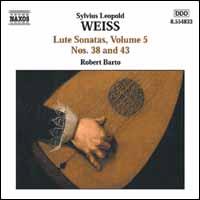 Sylvius Leopold Weiss: Lute Sonatas Nos. 38 & 43 - Robert Barto (baroque lute)