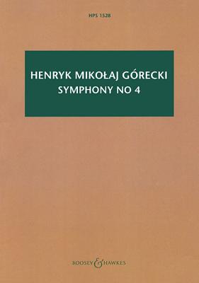 Symphony No. 4, Op. 85 (Tansman Episodes): Hawkes Pocket Score 1528 - Gorecki, Henryk Mikolaj (Composer)