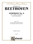 Symphony No. 9 (Choral Movement): Satb with Satb or B Soli (Orch.) (German, English Language Edition)