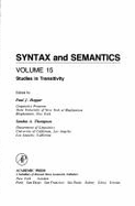 Syntax & Semantics Vol. 15: Studies in Transivity