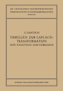 Tabellen Zur Laplace-Transformation Und Anleitung Zum Gebrauch