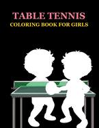 table tennis Coloring Book For Girls