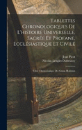 Tablettes Chronologiques De L'histoire Universelle, Sacre Et Profane, Ecclsiastique Et Civile: Table Chronologique Des Grans Hommes