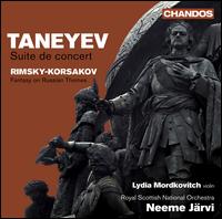 Taneyev: Suite de Concert; Rimsky-Korsakov: Fantasy on Russian Themes - Lydia Mordkovitch (violin); Royal Scottish National Orchestra; Neeme Jrvi (conductor)