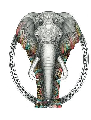 Tangleeasy Lined Journal Elephant - Kwok, Ben