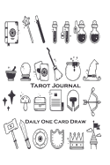 Tarot Journal - Daily One Card Draw: Wicca Cover - Beautifully Illustrated 190 Pages 6x9 Inch Notebook to Record Your Tarot Card Readings and Their Outcomes.