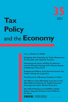 Tax Policy and the Economy, Volume 35: Volume 35 - Moffitt, Robert A (Editor)