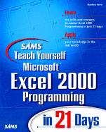 Teach Yourself Microsoft Excel 2000 Programming in 21 Days