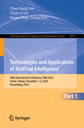 Technologies and Applications of Artificial Intelligence: 28th International Conference, TAAI 2023, Yunlin, Taiwan, December 1-2, 2023, Proceedings, Part I
