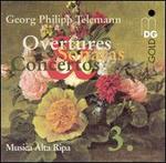 Telemann: Overtures, Sonatas & Concertos, Vol. 3 - Musica Alta Ripa