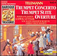 Telemann: Trumpet Concerto; Trumpet Suite; Overture - Ab Koster (horn); Albert Oesterle (trumpet); German Bach Soloists; Jan Schroeder (horn); Ludwig Gttler (corno d);...