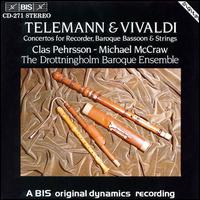 Telemann & Vivaldi: Concertos for Recorder and Bassoon - Clas Pehrsson (recorder); Drottningholm Baroque Ensemble; Michael McCraw (bassoon)