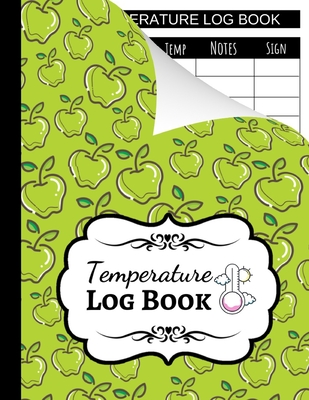 Temperature Log Book: Sheets Regulating / Medical Log Book / Fridge Temperature Control / Tracker / Health Organizer - Press, Pink Panda