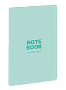 Teneues - A5 Notebook: Pastel Green, 140 Lined Pages, Raw Sewn Spine, Lays Flat: Our A5 Size Standard Paperback Notebook