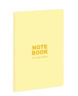 Teneues - A5 Notebook: Pastel Yellow, 140 Lined Pages, Raw Sewn Spine, Lays Flat: Our A5 Size Standard Paperback Notebook - Teneues (Designer)