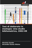 Tesi di dottorato in Zoologia: Uno studio bibliometrico, 2002-08