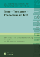 Texte - Textsorten - Phaenomene Im Text