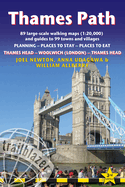 Thames Path (Trailblazer British Walking Guides): Thames Head to Woolwich (London) & London to Thames Head: 89 Large-Scale Walking Maps & Guides to 99 Towns & Villages: Planning, Places to Stay, Places to Eat