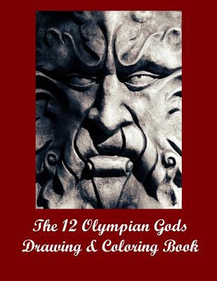 The 12 Olympian Gods Drawing & Coloring Book - Blank Books, Lazaros'